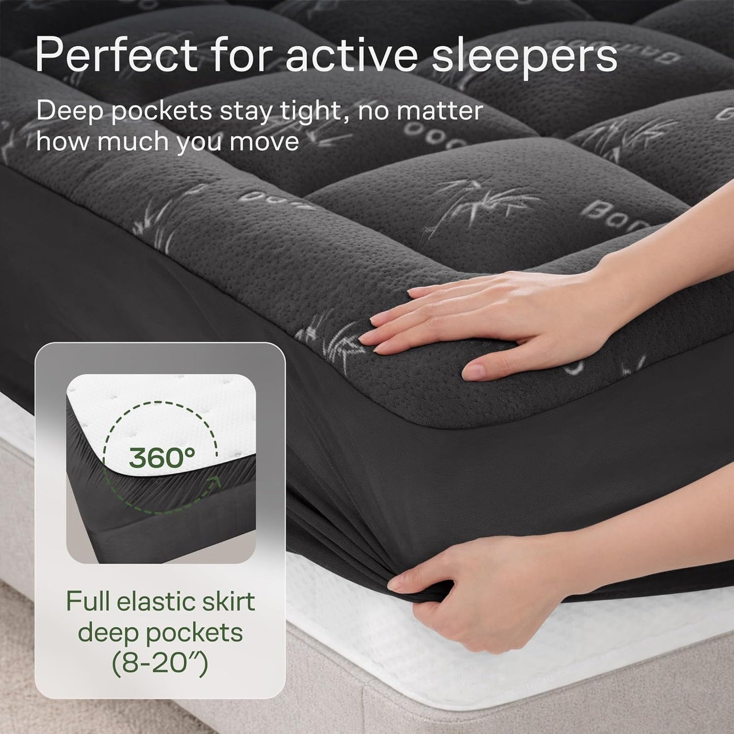 Queen Ultra Soft Mattress Topper — Back Pain Relief