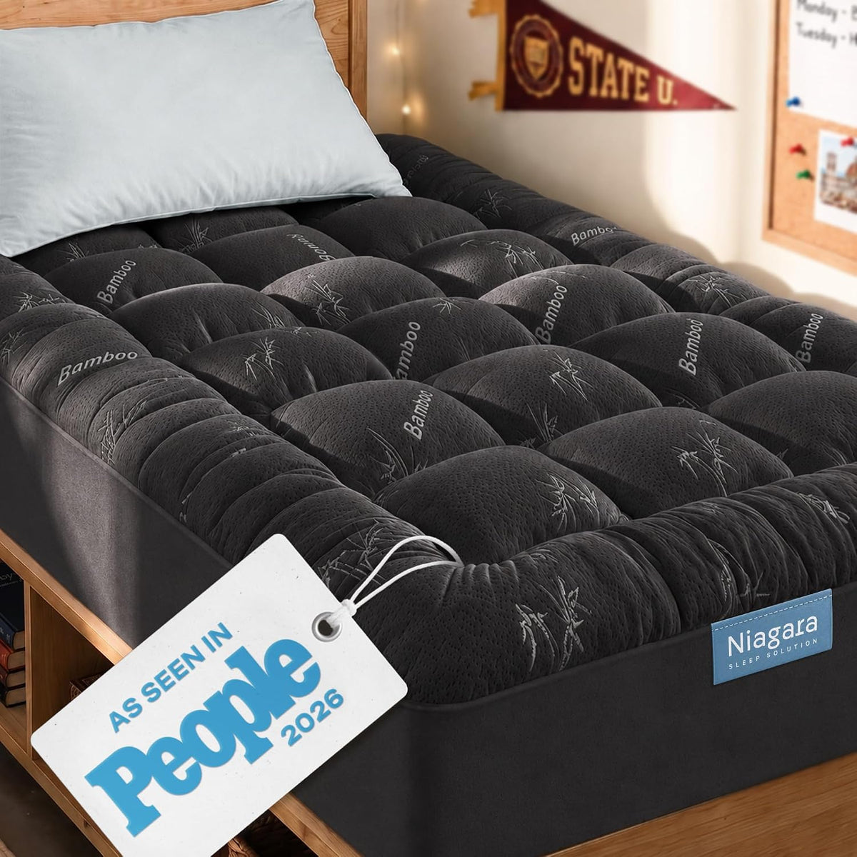 Queen Ultra Soft Mattress Topper — Back Pain Relief