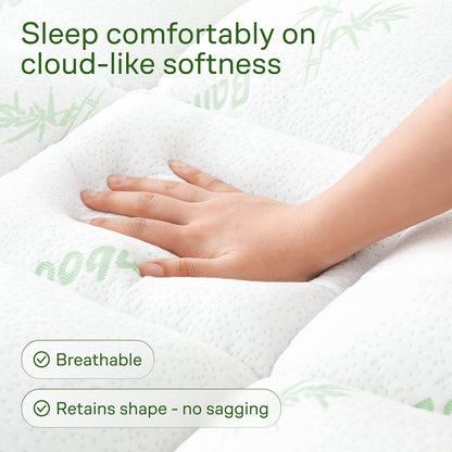 Queen Ultra Soft Mattress Topper — Back Pain Relief