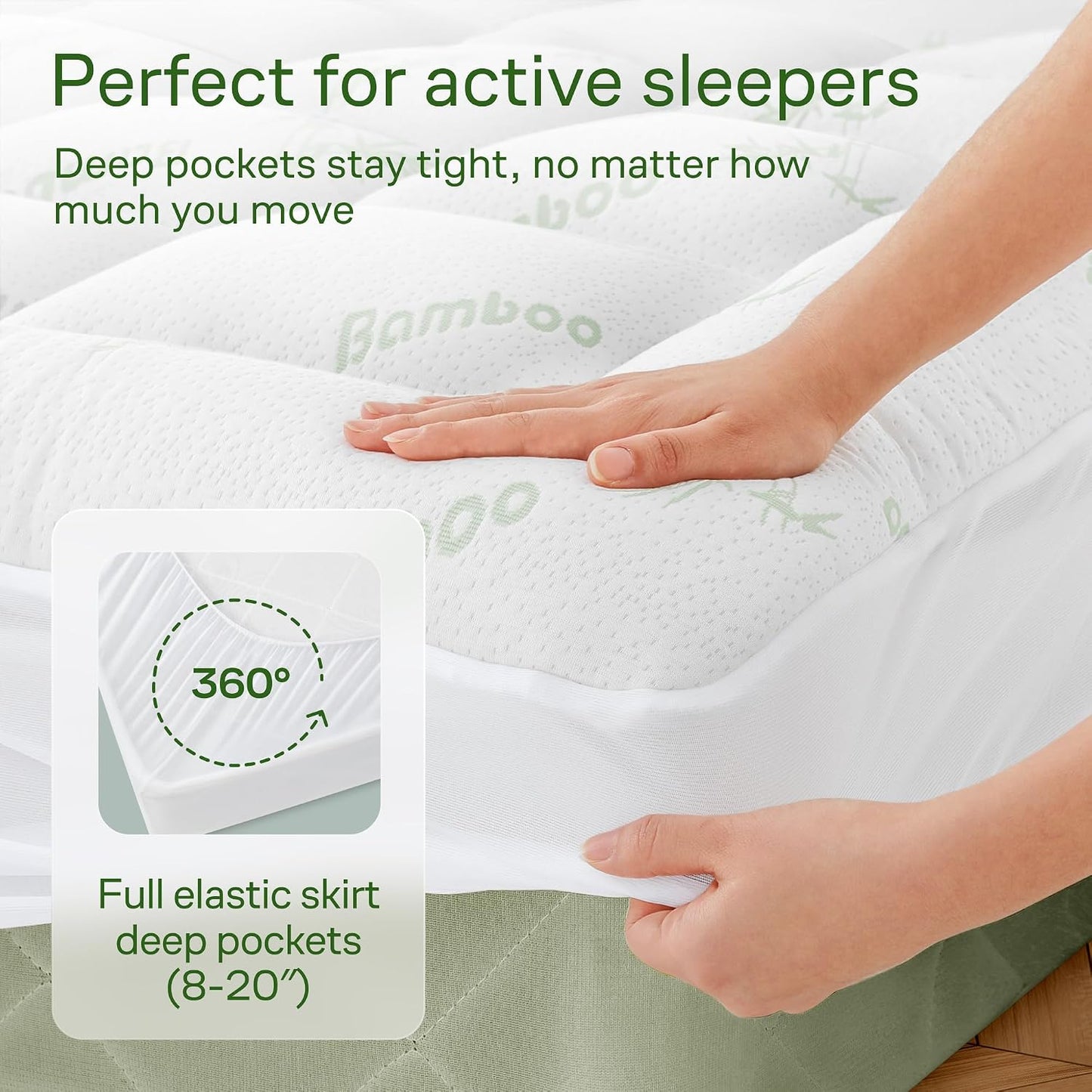 Queen Ultra Soft Mattress Topper — Back Pain Relief