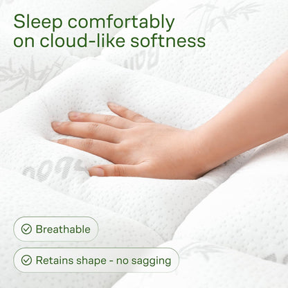 Queen Ultra Soft Mattress Topper — Back Pain Relief