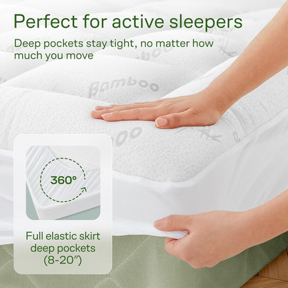 Queen Ultra Soft Mattress Topper — Back Pain Relief