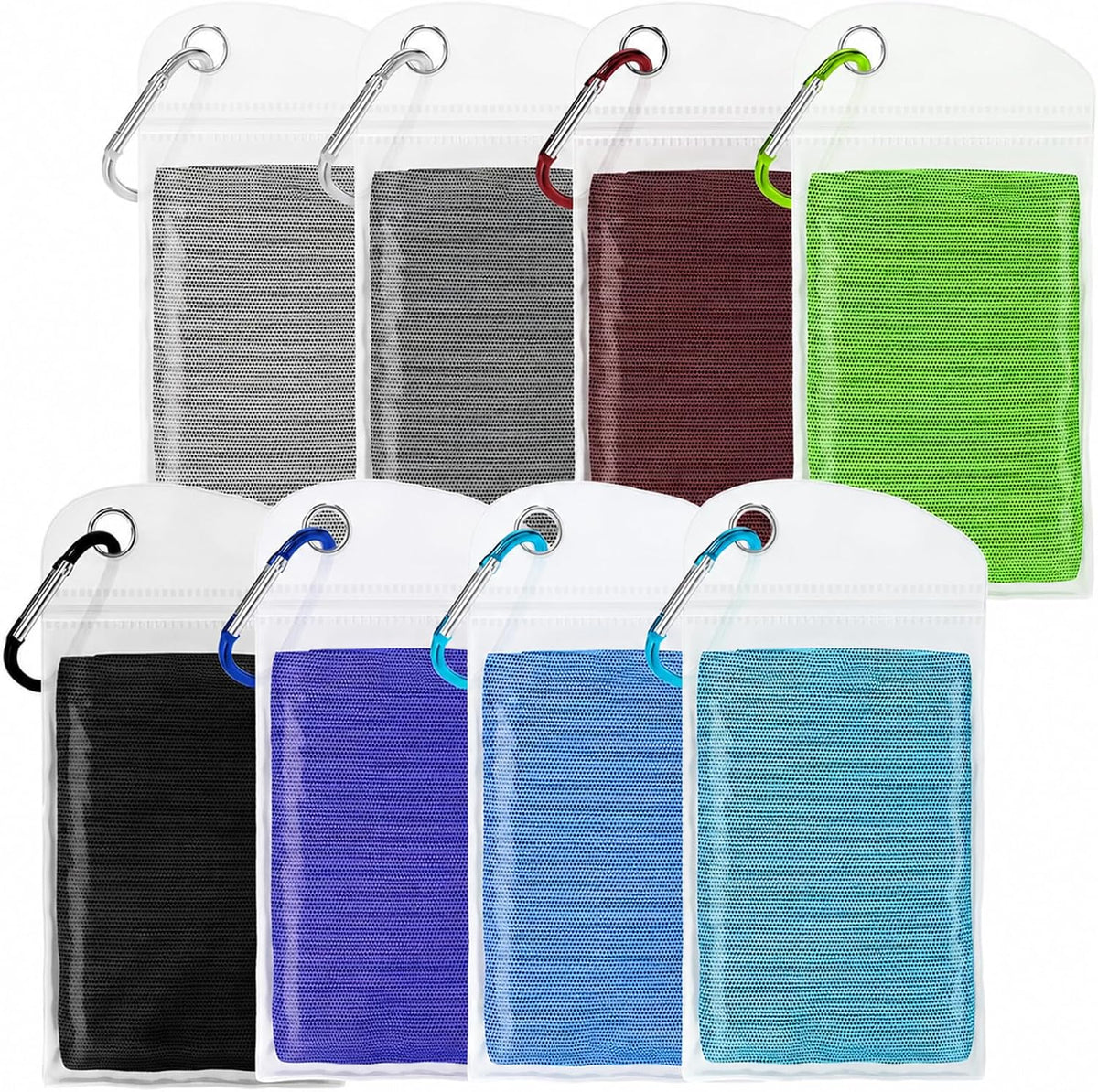 6 Pack Cooling Towel for Neck and face(40"x12"), Cooling Neck Wraps, Cooling Rags, Soft Breathable Towels for Yoga, Sport, Running, Workout, Gym, Camping, Fitness, Workout & More