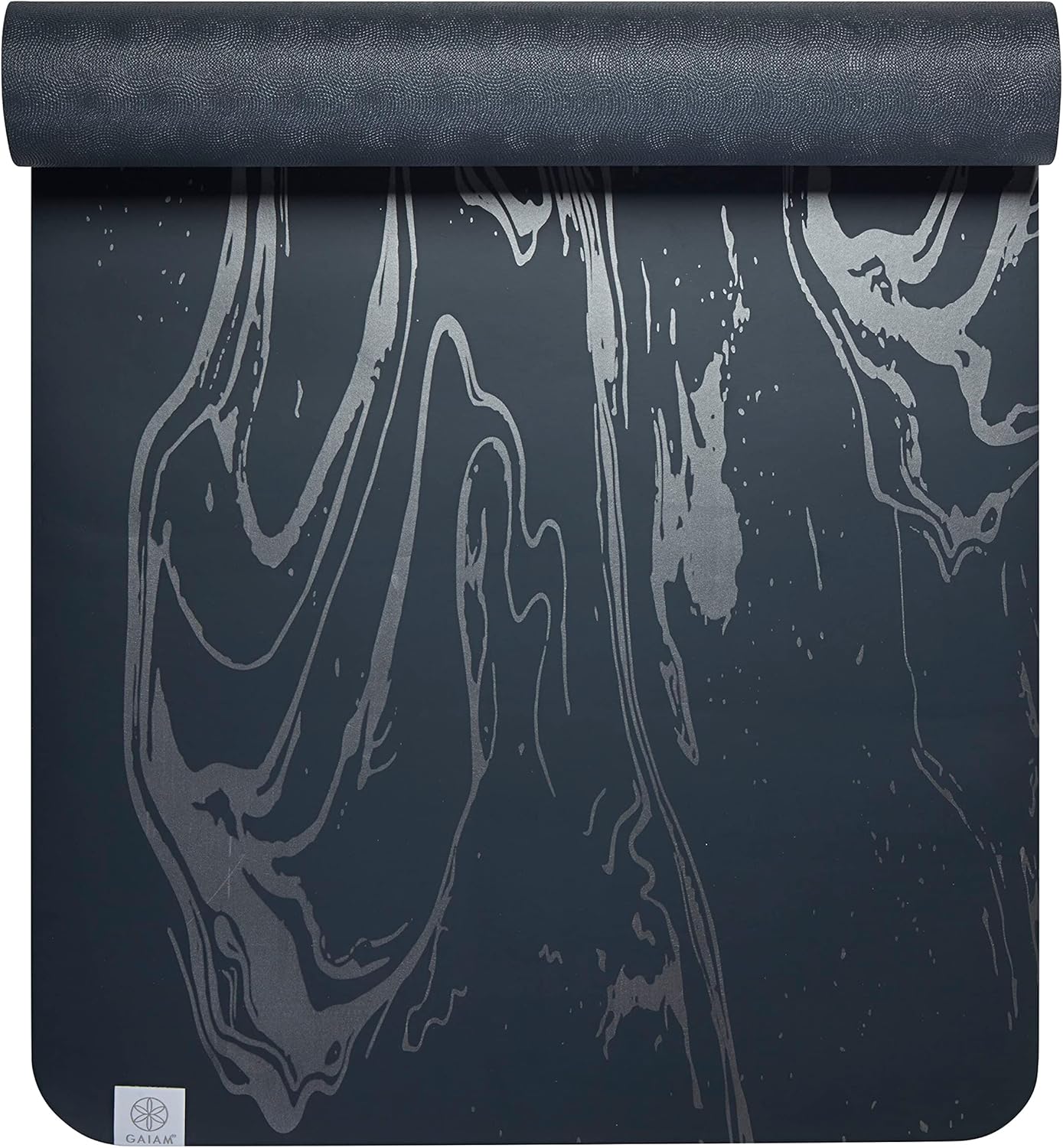 Dry-Grip Yoga Mat - 5mm Thick Non-Slip Exercise & Fitness Mat for Standard or Hot Yoga, Pilates and Floor Workouts - Cushioned Support, Non-Slip Coat - 68 x 24 Inches