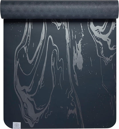 Dry-Grip Yoga Mat - 5mm Thick Non-Slip Exercise & Fitness Mat for Standard or Hot Yoga, Pilates and Floor Workouts - Cushioned Support, Non-Slip Coat - 68 x 24 Inches