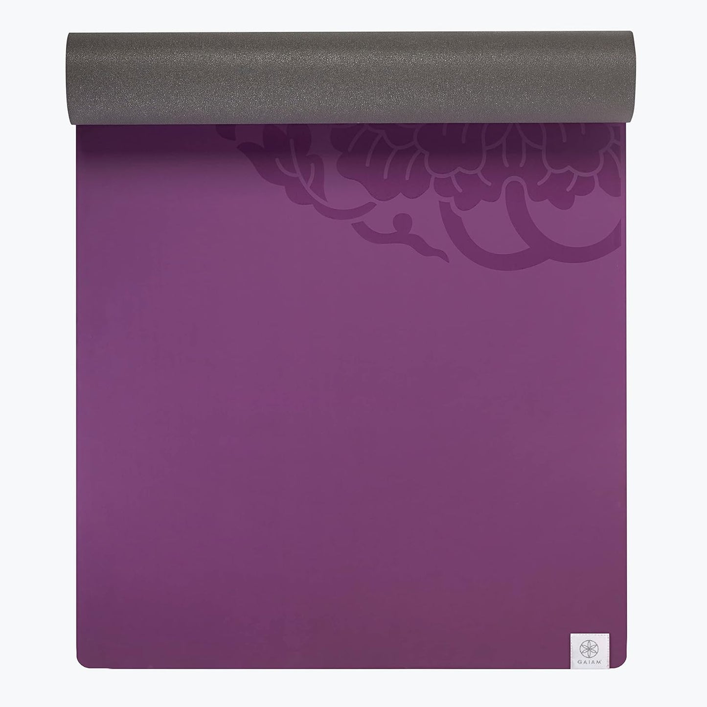 Dry-Grip Yoga Mat - 5mm Thick Non-Slip Exercise & Fitness Mat for Standard or Hot Yoga, Pilates and Floor Workouts - Cushioned Support, Non-Slip Coat - 68 x 24 Inches