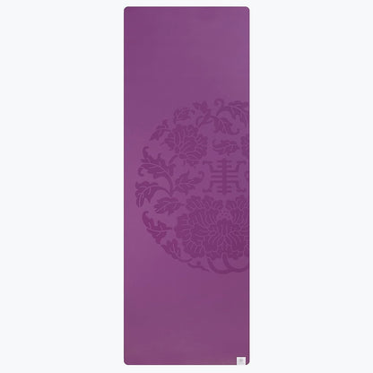 Dry-Grip Yoga Mat - 5mm Thick Non-Slip Exercise & Fitness Mat for Standard or Hot Yoga, Pilates and Floor Workouts - Cushioned Support, Non-Slip Coat - 68 x 24 Inches