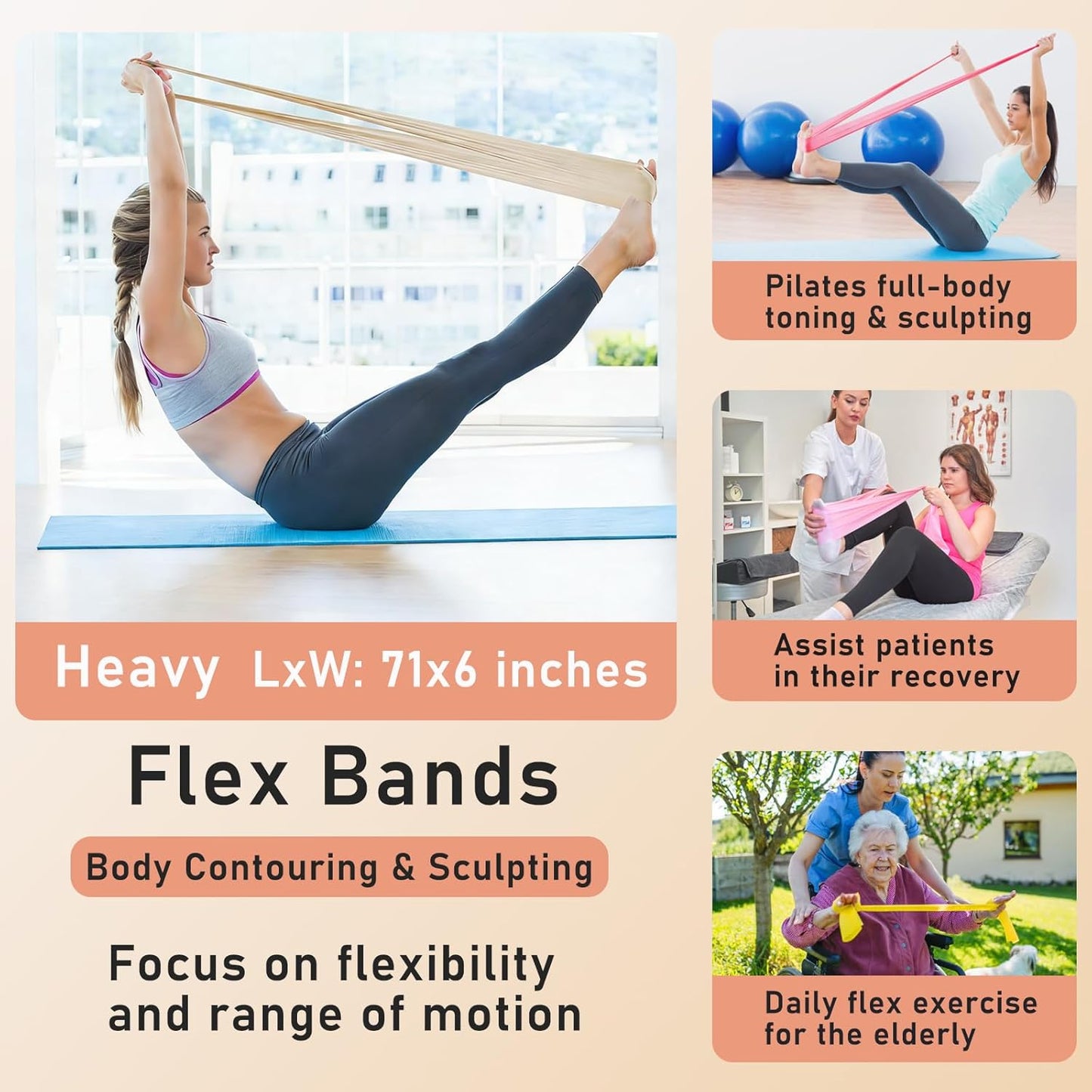 Pilates Ring Kit with Adjustable Ankle Wrist Weights, Resistance Bands, Ball, Pilates Equipment Ball for Home Workout to Tone, Sculpt and Strengthen, Fitness Magic Circle Rings for Yoga Women