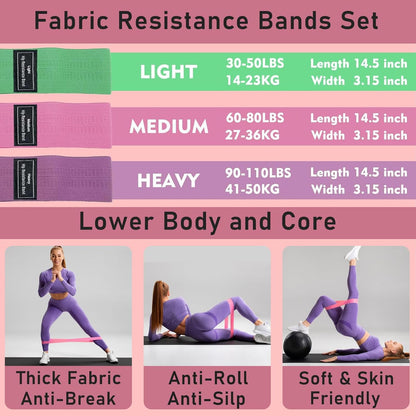 Pilates Ring Kit with Adjustable Ankle Wrist Weights, Resistance Bands, Ball, Pilates Equipment Ball for Home Workout to Tone, Sculpt and Strengthen, Fitness Magic Circle Rings for Yoga Women