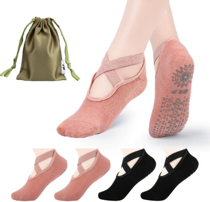 BKP Yoga Socks for Women,Pilates Socks Non Slip Grip Socks Suitable for Ballet,Plasticity,Dance,Home,Training
