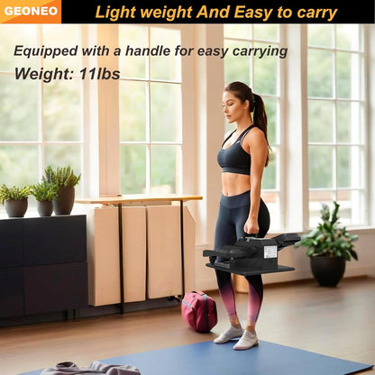 Under Desk Elliptical Machine, Electric Elliptical Leg Exerciser for Senior, Quiet and Compact Electric Seated Pedal Exerciser for Home with Monitor, Remote Control and 12 Adjustable Speeds