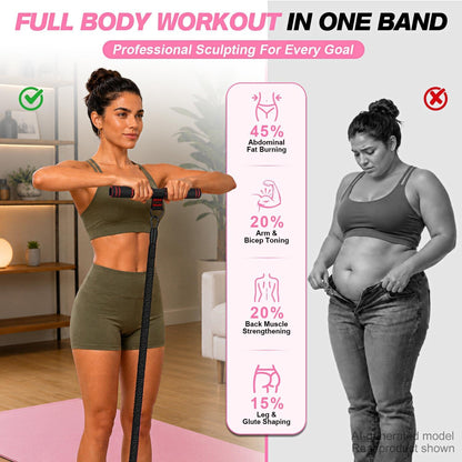Upgraded Foot Pedal Resistance Band with Handle, Adjustable Tension Rope for Home Gym, Multifunctional Anti-Snap Exercise Equipment for Women & Men, Workout for Arms, Legs & Core/Abs Strength
