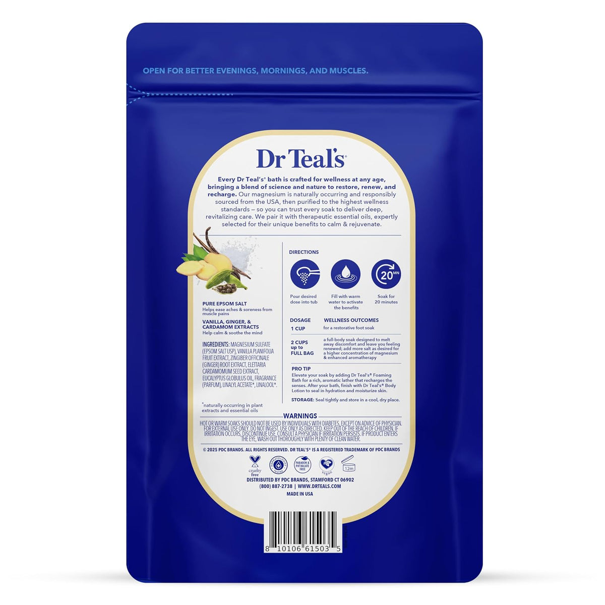 Epsom Salt Magnesium Soak, Limited Edition Hawaiian Bliss, 3 lbs