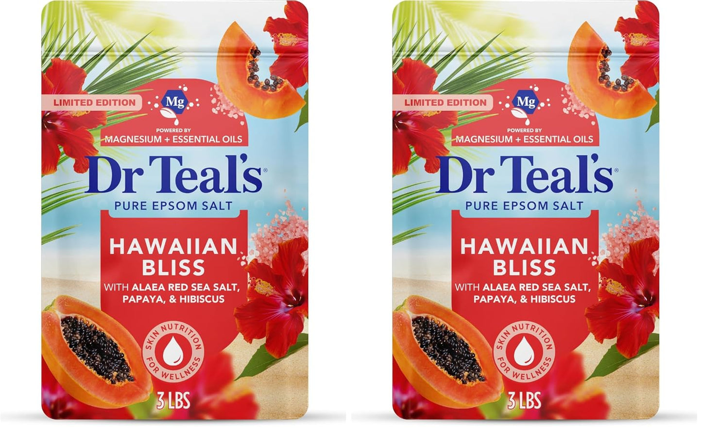 Epsom Salt Magnesium Soak, Limited Edition Hawaiian Bliss, 3 lbs