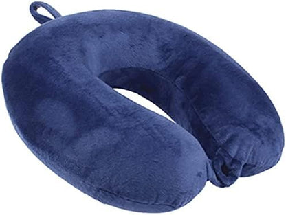 Travel Pillow 100% Pure Comfortable U Shape Memory Foam Pillows Neck and Head Support Portable Travel Neck Pillow Suitable for Planes Airplane for Traveling,Train,Self-Drivingng Car,(Grey)