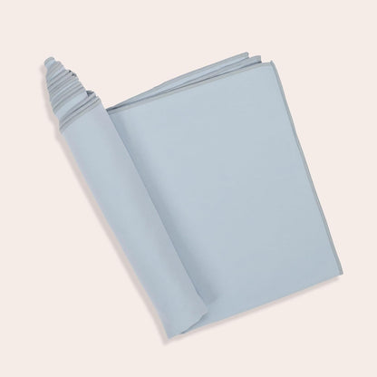 Non-Slip Hot Yoga Towel with Super-Absorbent Soft Suede Microfiber in Many Colors, for Bikram Pilates and Yoga Mats. (72.00 x 26.50) Frosted Blue