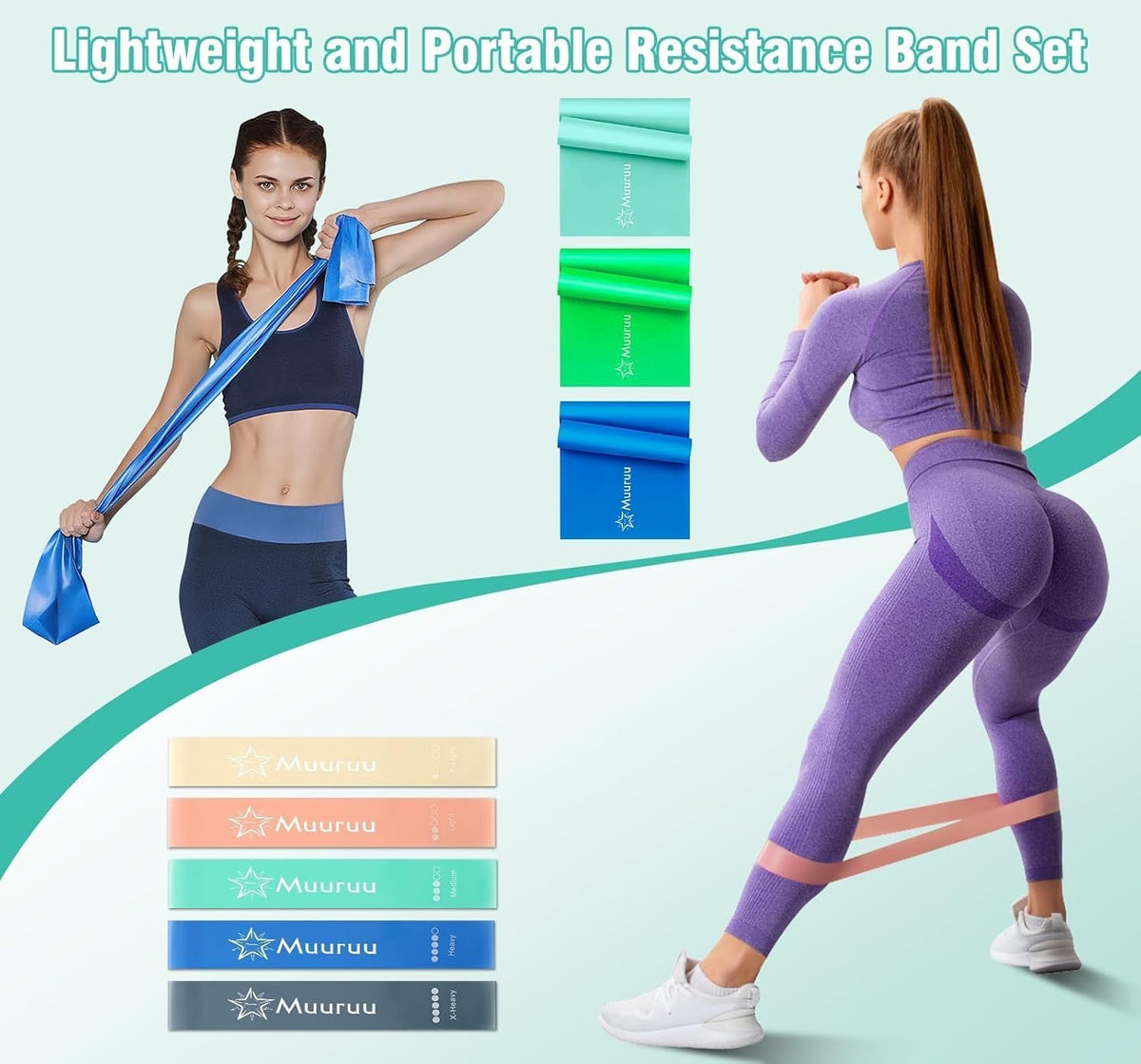Pilates Equipment Kit for Home Workout, Pilates Ring and Ball Set for Women, 14'' Magic Circle Essentials Accessories Kit, Wrist Weights, Resistance Bands, Yoga Strap, Socks, Bag