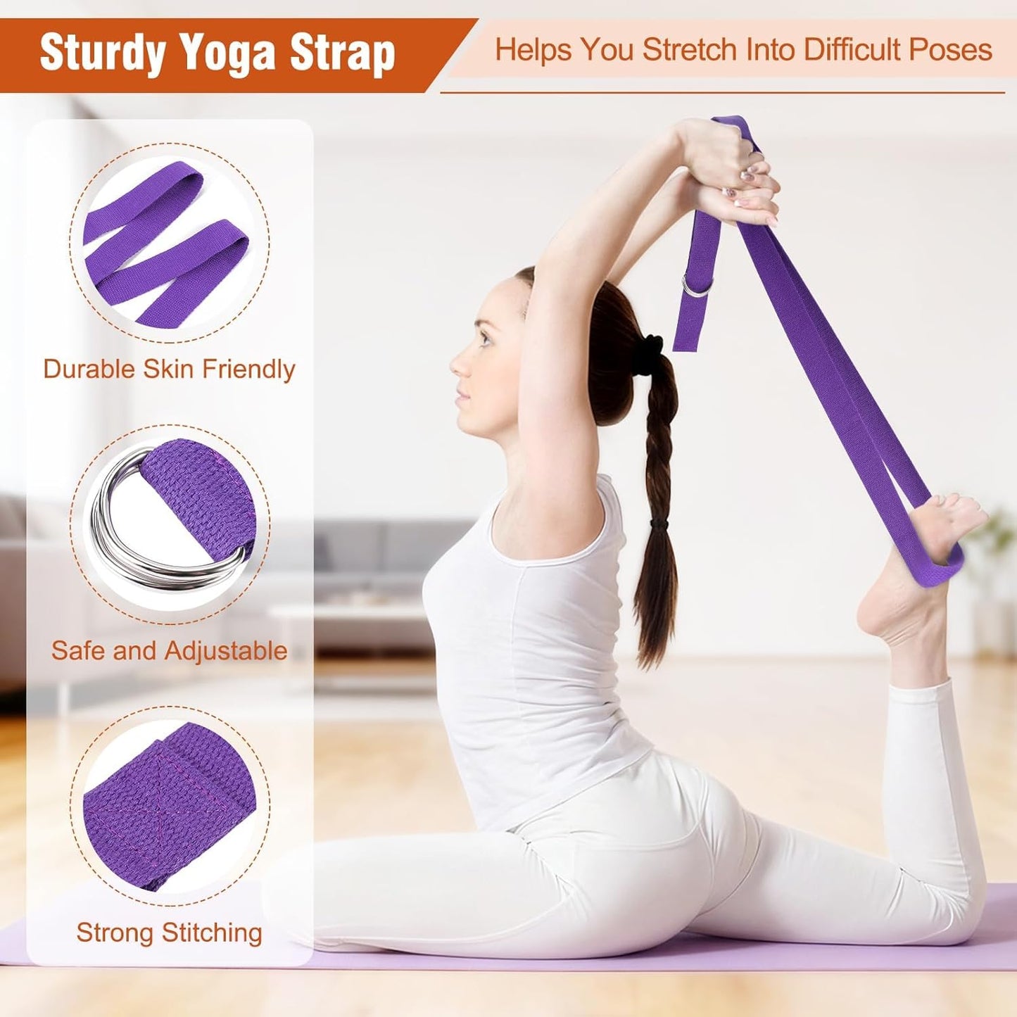 Pilates Equipment Kit for Home Workout, Pilates Ring and Ball Set for Women, 14'' Magic Circle Essentials Accessories Kit, Wrist Weights, Resistance Bands, Yoga Strap, Socks, Bag