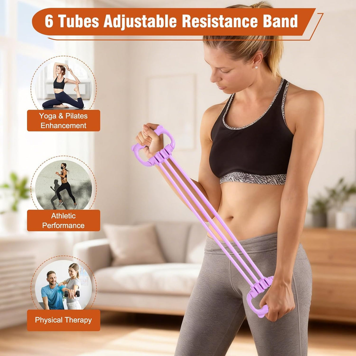 Pilates Equipment Kit for Home Workout, Pilates Ring and Ball Set for Women, 14'' Magic Circle Essentials Accessories Kit, Wrist Weights, Resistance Bands, Yoga Strap, Socks, Bag