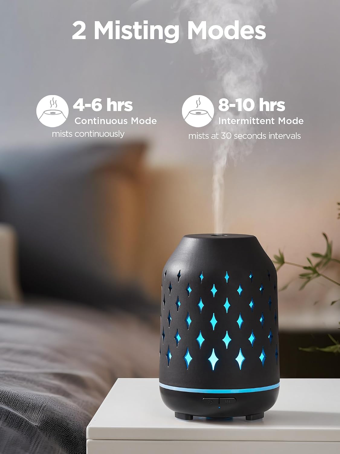 150ml Ceramic Essential Oil Diffusers for Home Humifidier, White