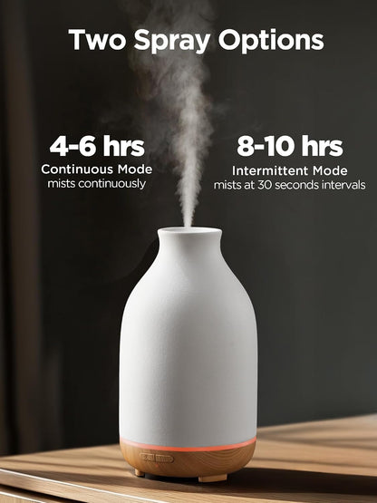 150ml Ceramic Essential Oil Diffusers for Home Humifidier, White