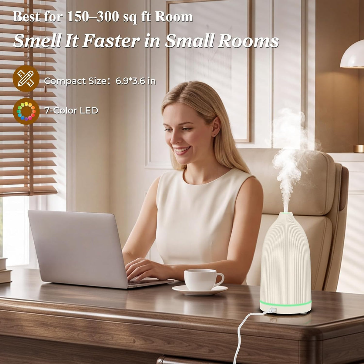150mL Essential Oil Diffusers for Home Aromatherapy Diffuser