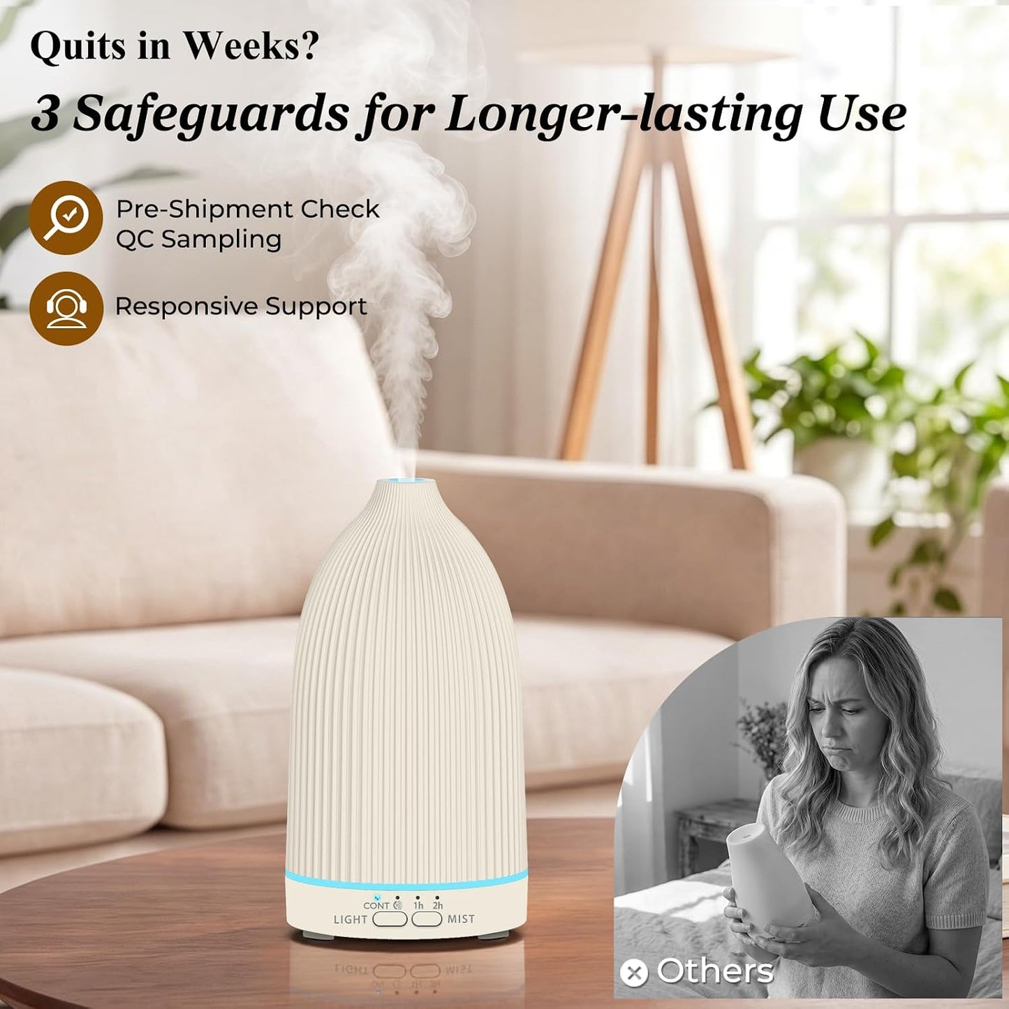150mL Essential Oil Diffusers for Home Aromatherapy Diffuser