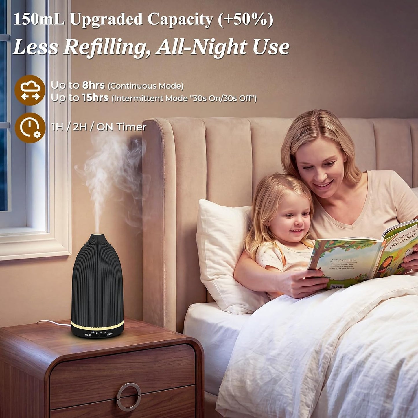 150mL Essential Oil Diffusers for Home Aromatherapy Diffuser