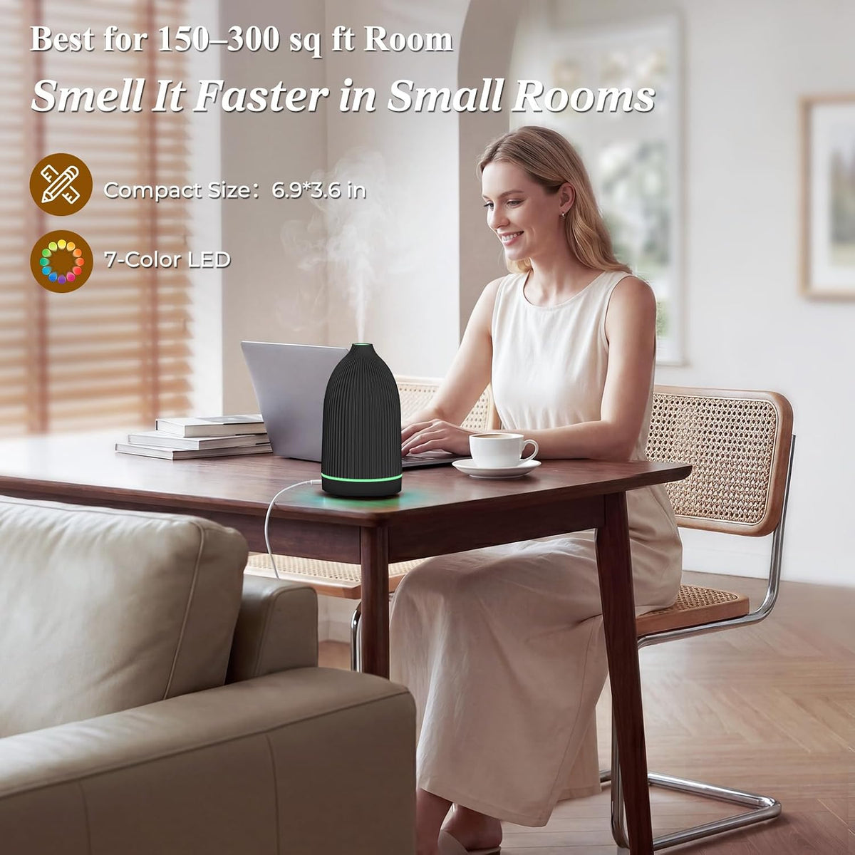 150mL Essential Oil Diffusers for Home Aromatherapy Diffuser
