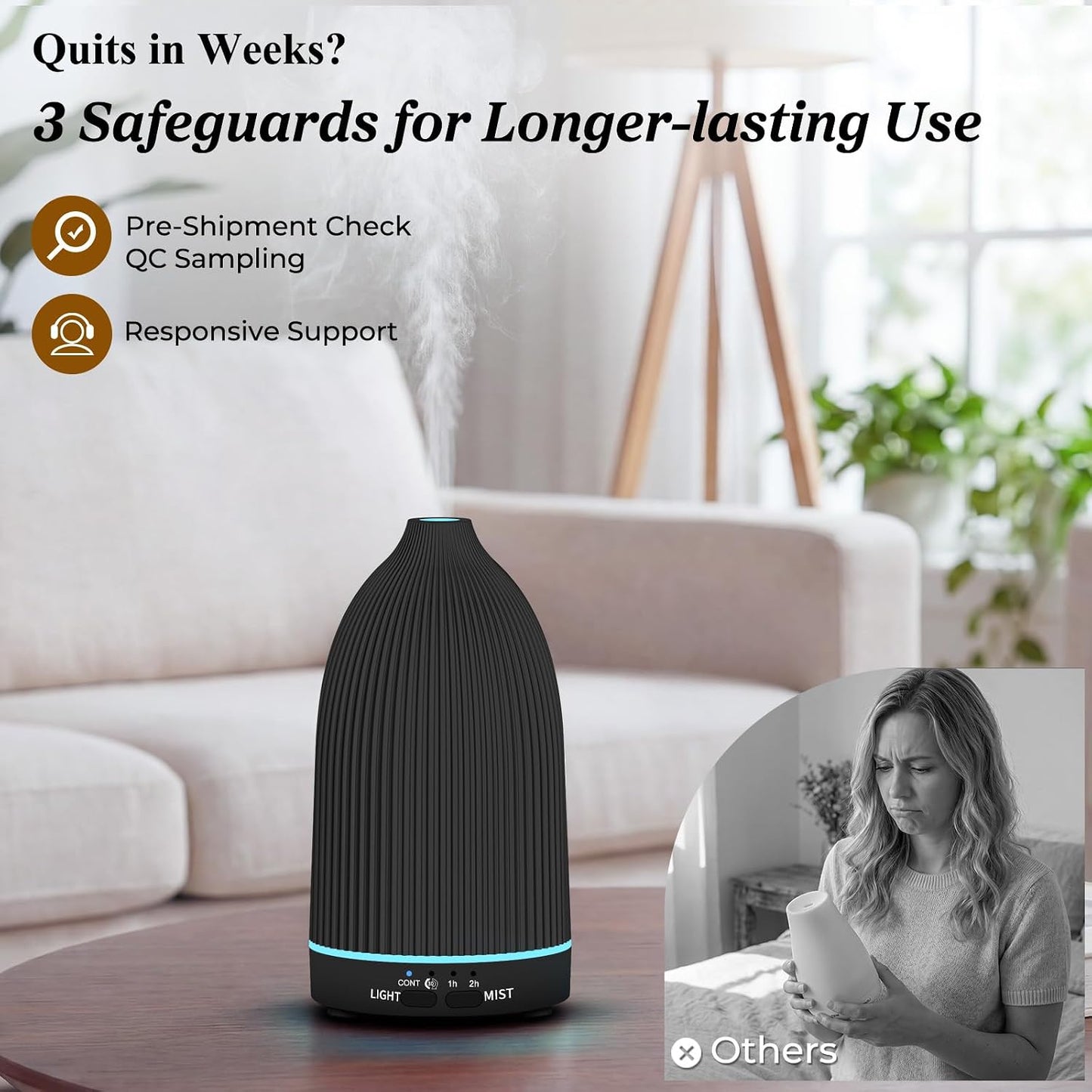 150mL Essential Oil Diffusers for Home Aromatherapy Diffuser