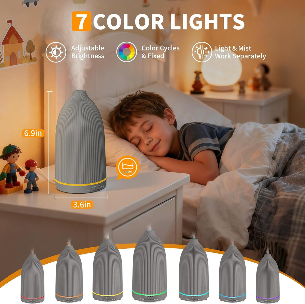 150mL Essential Oil Diffusers for Home Aromatherapy Diffuser