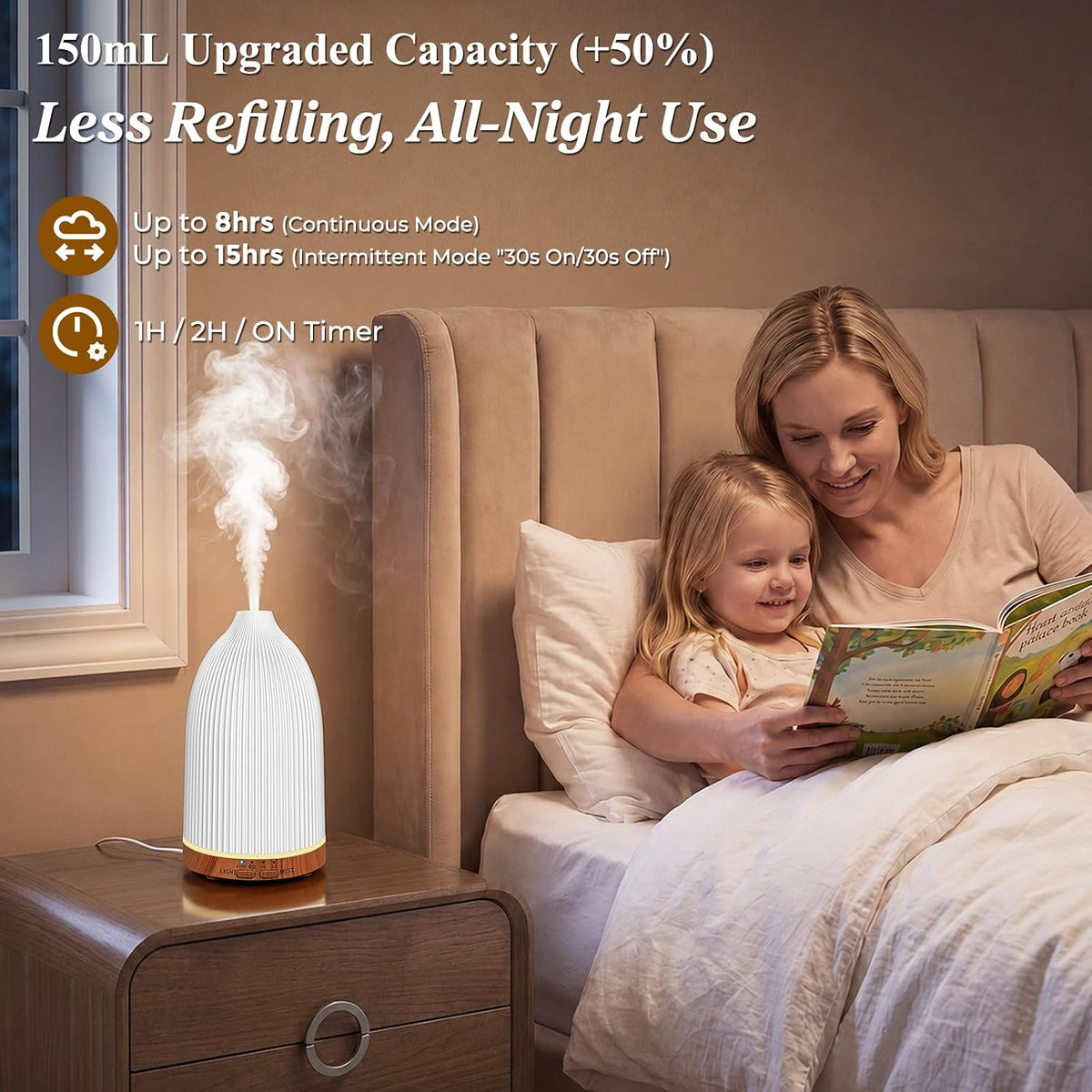 150mL Essential Oil Diffusers for Home Aromatherapy Diffuser