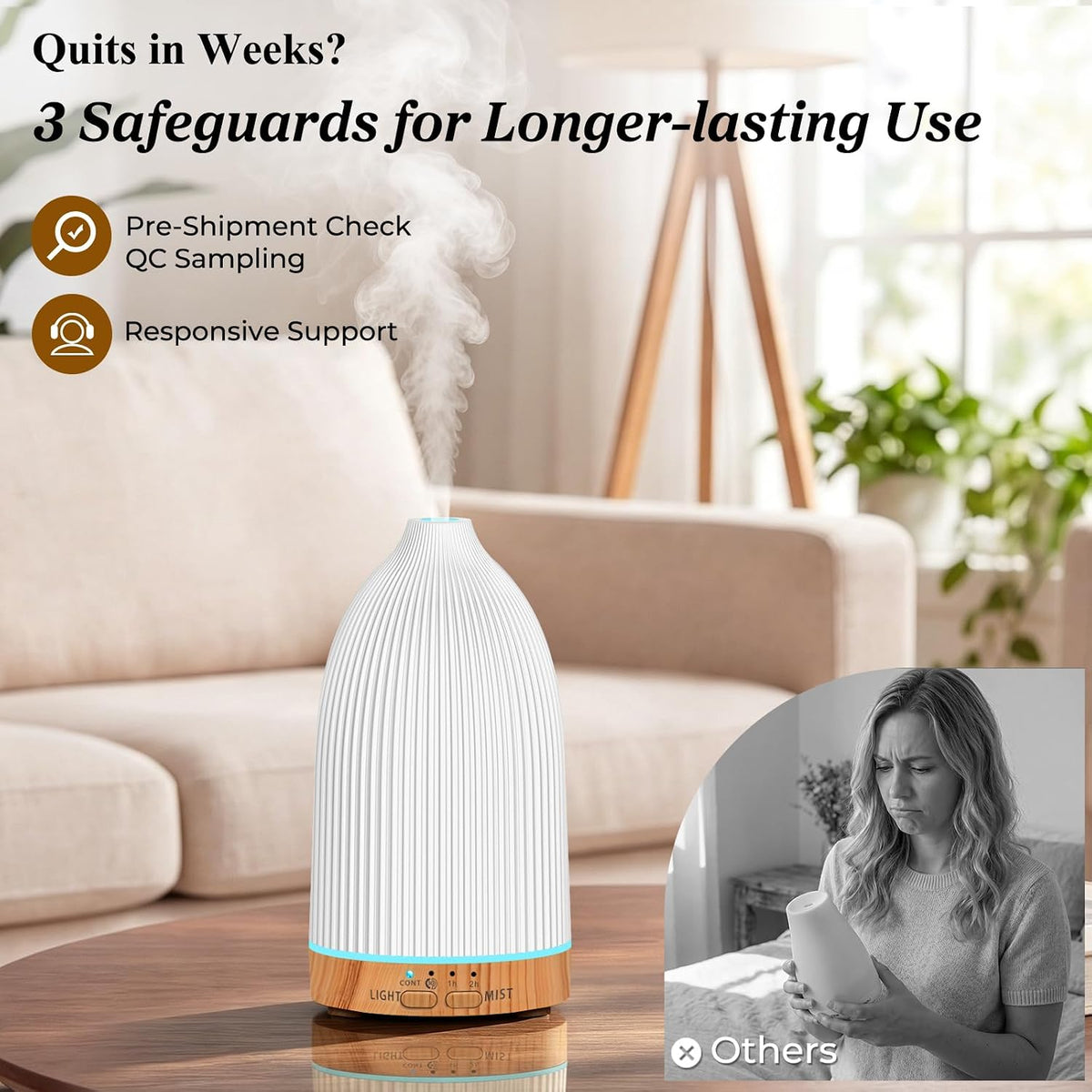 150mL Essential Oil Diffusers for Home Aromatherapy Diffuser