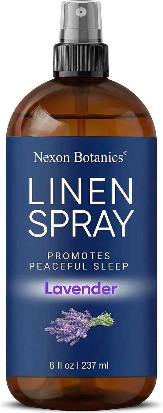 Lavender Linen Spray and Soothing Room Mist 8 fl oz with Gentle Scent