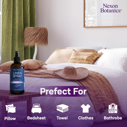 Lavender Linen Spray and Soothing Room Mist 8 fl oz with Gentle Scent