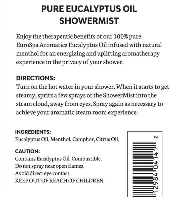 Lavender-Infused Pure Eucalyptus Oil Pillow Mist Sleep Spray - 2oz
