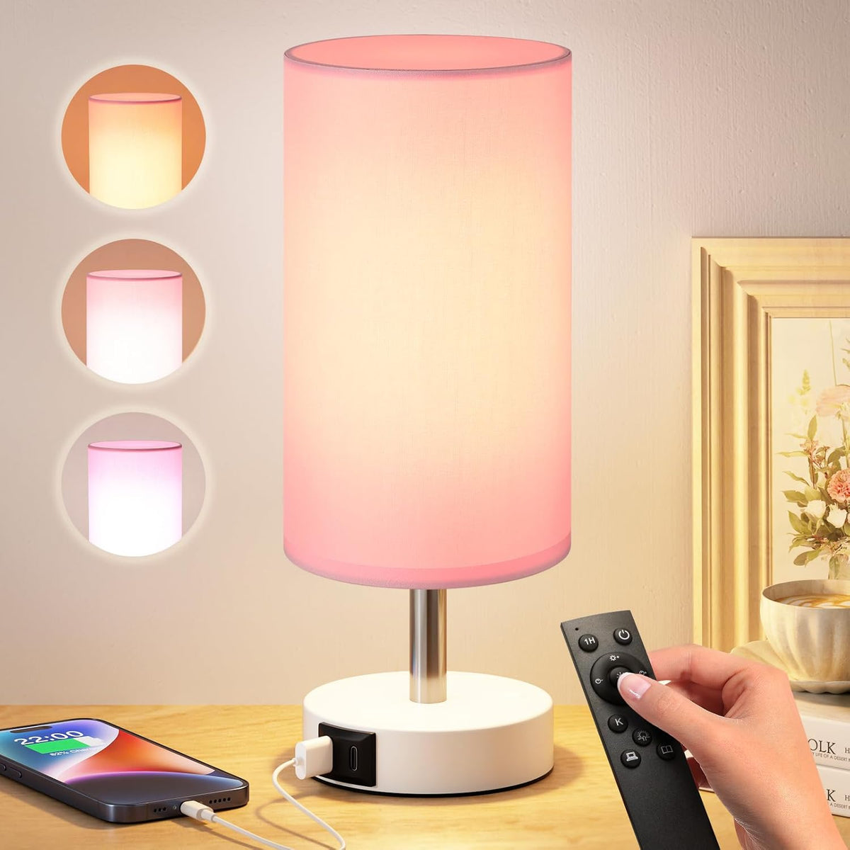 Dicoool Light Therapy Lamp 10000 Lux - Full Spectrum Sunlight Lamp, Happy Light for Seasonal Mood Boost - CRI 96+ Sun Lamp for Windowless Office, Reading, Shift Workers - Remote & Timer