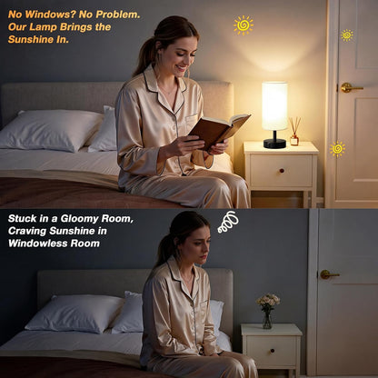 Dicoool Light Therapy Lamp 10000 Lux - Full Spectrum Sunlight Lamp, Happy Light for Seasonal Mood Boost - CRI 96+ Sun Lamp for Windowless Office, Reading, Shift Workers - Remote & Timer