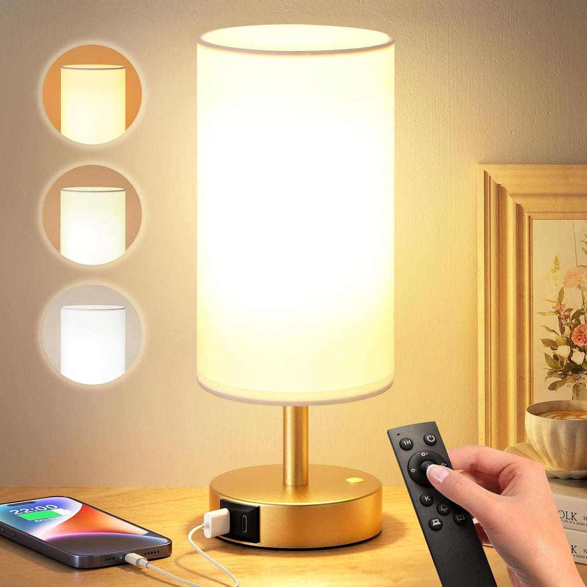 Dicoool Light Therapy Lamp 10000 Lux - Full Spectrum Sunlight Lamp, Happy Light for Seasonal Mood Boost - CRI 96+ Sun Lamp for Windowless Office, Reading, Shift Workers - Remote & Timer