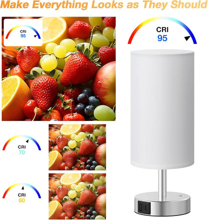 Dicoool Light Therapy Lamp 10000 Lux - Full Spectrum Sunlight Lamp, Happy Light for Seasonal Mood Boost - CRI 96+ Sun Lamp for Windowless Office, Reading, Shift Workers - Remote & Timer