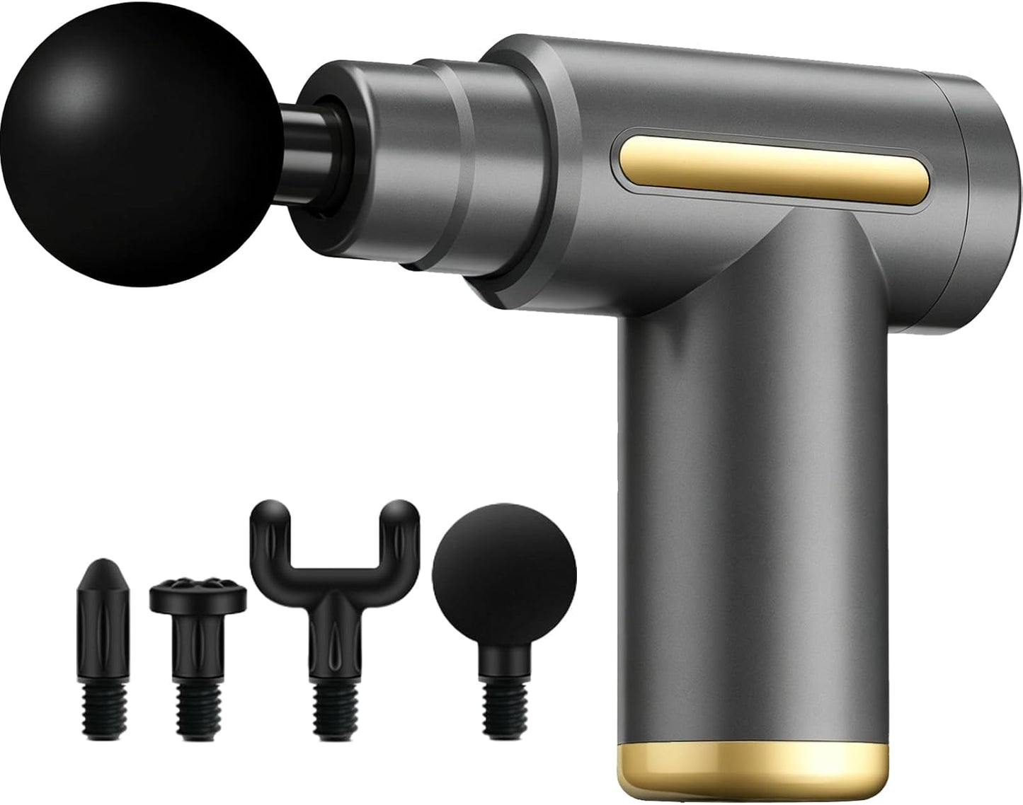 Massage Gun, Electric Massager, Suitable for Whole Body to Relieve Fatigue, Replaceable Massage Head Impact Massager, The Best Choice for Gift Giving (Black-720)