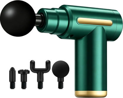 Massage Gun, Electric Massager, Suitable for Whole Body to Relieve Fatigue, Replaceable Massage Head Impact Massager, The Best Choice for Gift Giving (Black-720)
