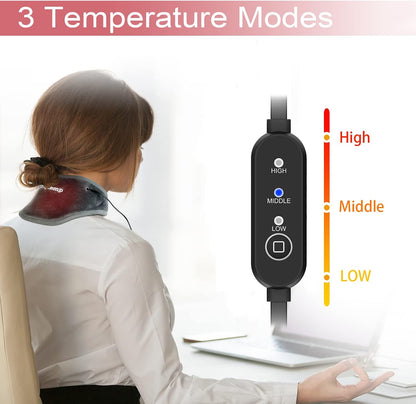 Neck Heating Pad, USB Wearable Heating Pad, Heated Neck Wrap for Warmth