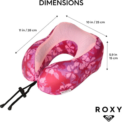 Cooling Gel Neck Pillow, Memory Foam Travel Neck Pillow for Airplane, Ergonomic Neck Support Pillow for Travel, Plane, Car & Office, Breathable Washable Cover, Pink