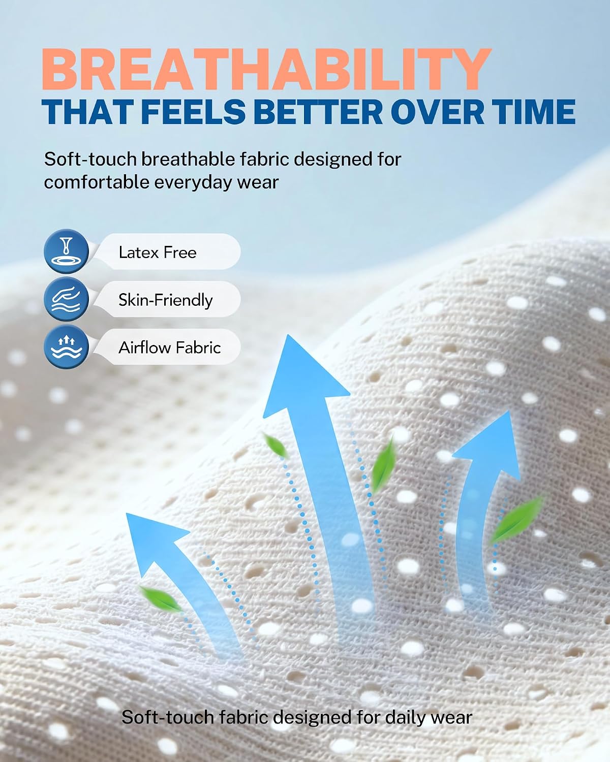 Wrist Brace with Soft-Touch Fabric, Breathable Compression Wrist Support for Daily Wear, Typing & Work, Adjustable Wrist Wrap for Mild Carpal Tunnel, Tendonitis, Arthritis & Sprains, S