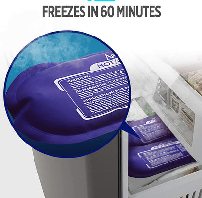 Reusable Hot and Cold Ice Packs for Injuries (3-Piece Set), Joint Pain
