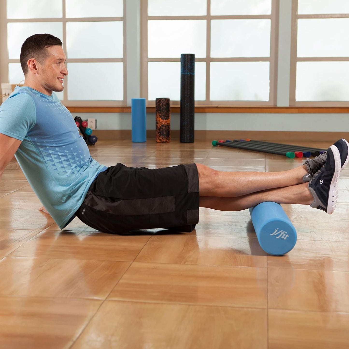 High Density Smooth EVA Foam Roller - Made in Taiwan - Multiple Size Options Available - Exercise, Massage, Muscle Recovery, Round Foam Roller