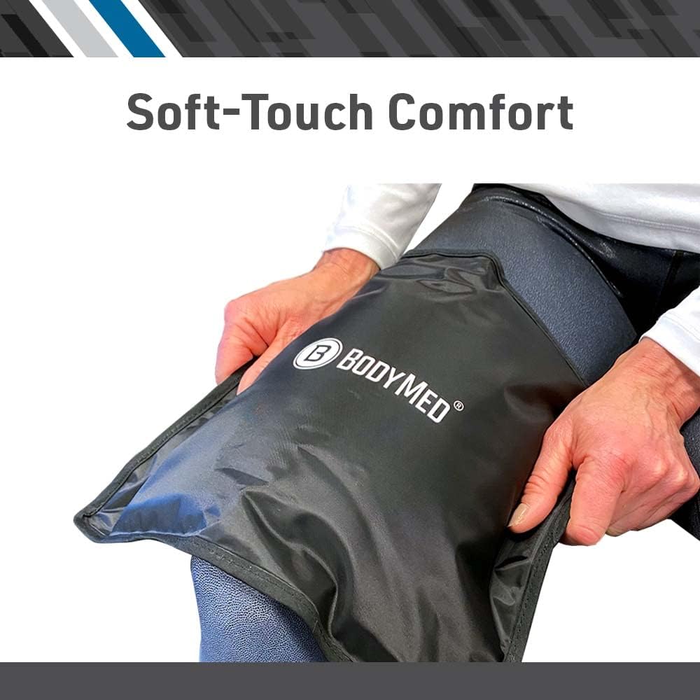 Reusable Gel Ice Pack Cold Compress for Neck - Professional Grade Cold Therapy for Injuries, Aches, Swelling, Bruises, Sprains - 21 in. x 6 in. (Neck Contour)