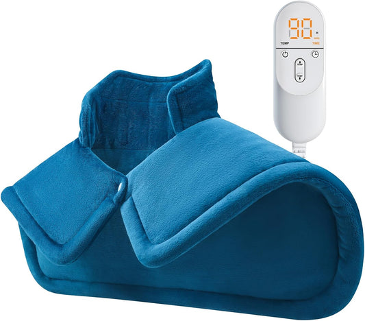 Heating Pad for Neck Shoulders Back, Electric Heat Pads, Weighted Heated Wrap for Daily Relax 6 Heat Settings 4 Auto Timers, Birthday Gifts for Women Men Mom Dad Wife Husband, 17"x23", ETL Certified