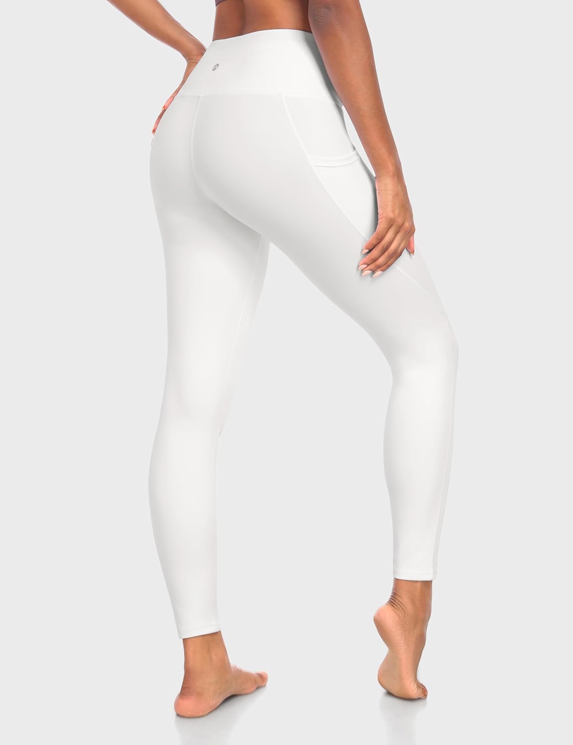 Leggings with Pockets for Women Tummy Control High Waisted Yoga Pants Women Compression Workout Leggings